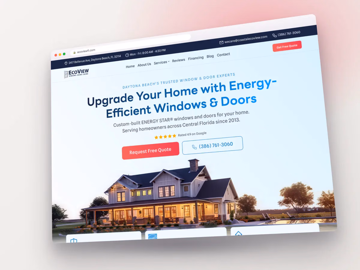 EcoView homepage