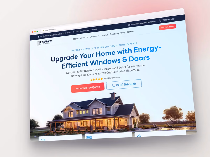 EcoView energy-efficient windows website