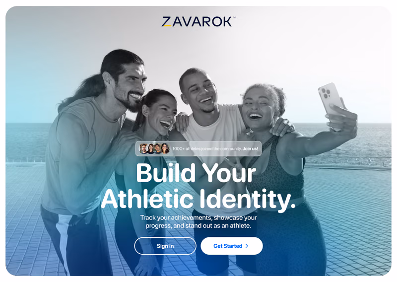 Zavarok web and mobile app sign-in